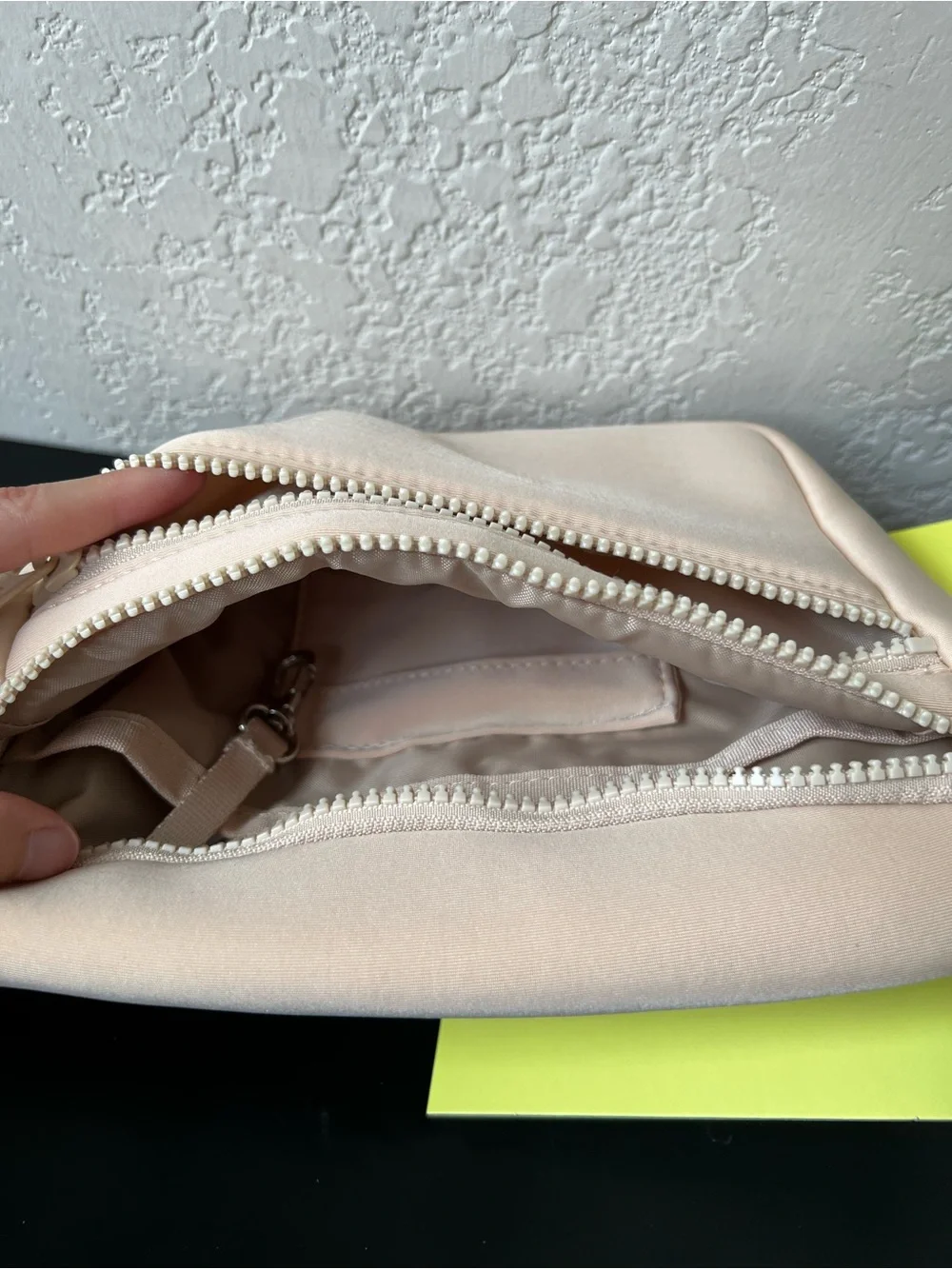 NWT All In Motion Premium Belt Bag Fanny Pack - Beige/Tan
